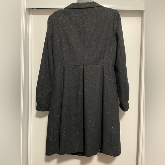 Worthington Wool Blend Black w/ Gold Thread Coat - Picture 2 of 4